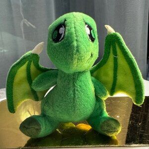 Vintage Neopets Green Dragon Plush – 2004 McDonald’s Happy Meal Toy